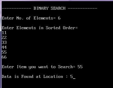 Binary Search